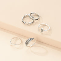 Cross-border New European And American Fashion Personality Ring Set