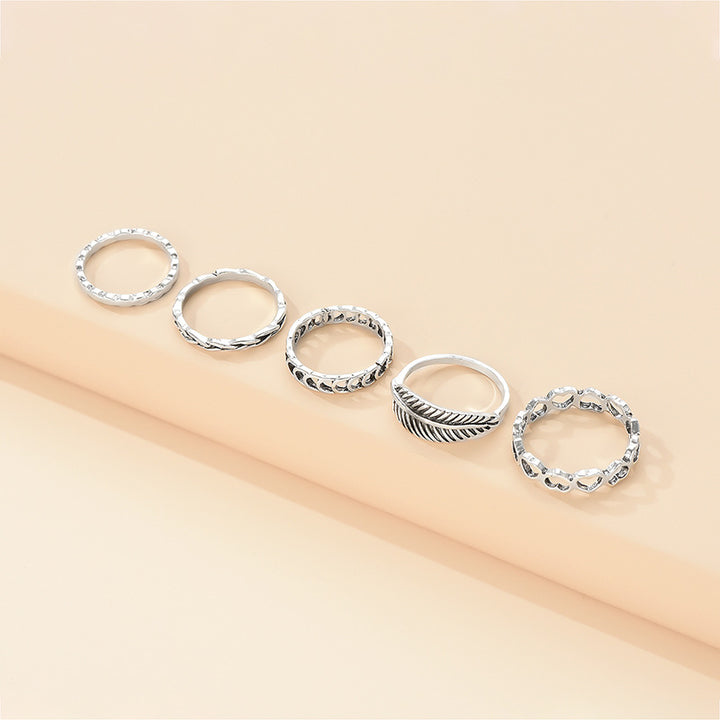 Cross-border New European And American Fashion Personality Ring Set