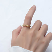 Women's Stylish And Simple Personality Sterling Silver Anxiety Ring