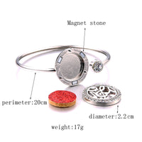 Aromatherapy Stainless Steel Love Chain Bracelet