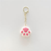 Cartoon Cat Claw Anti-lost Locator Silicone Keychain