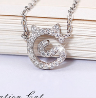 Sparkling Cat Necklace