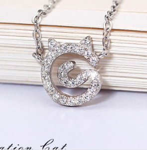 Sparkling Cat Necklace