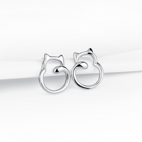 Happy Kitty Stud Earrings