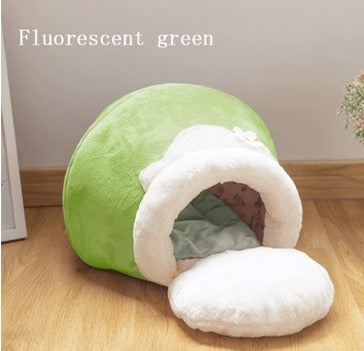 3-in-1 Convertible Egg Cat Bed