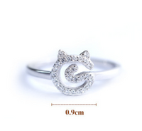 Sparkling Cat Ring