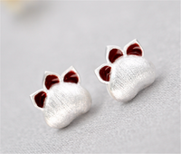 Paw Shape Stud Earrings