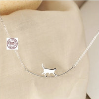 Cat On Rope Necklace