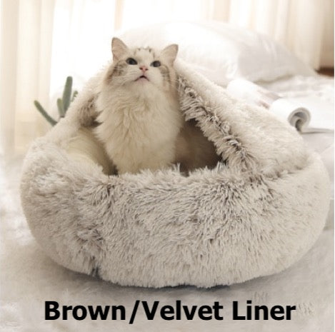 2-in-1 Nesting Cat Bed