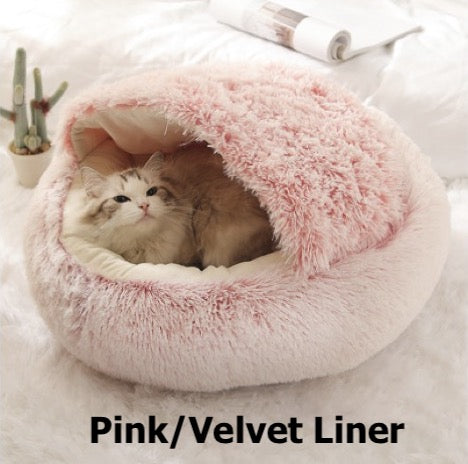 2-in-1 Nesting Cat Bed