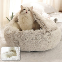 2-in-1 Nesting Cat Bed