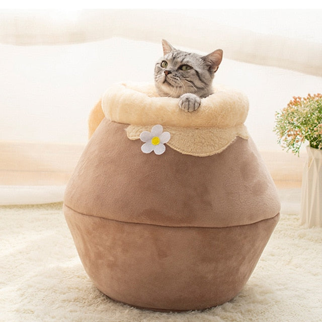 3-in-1 Convertible Egg Cat Bed