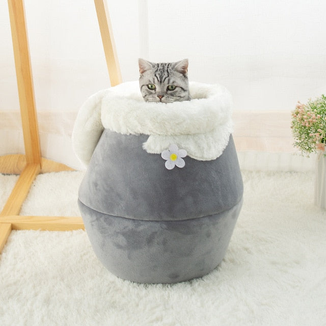 3-in-1 Convertible Egg Cat Bed