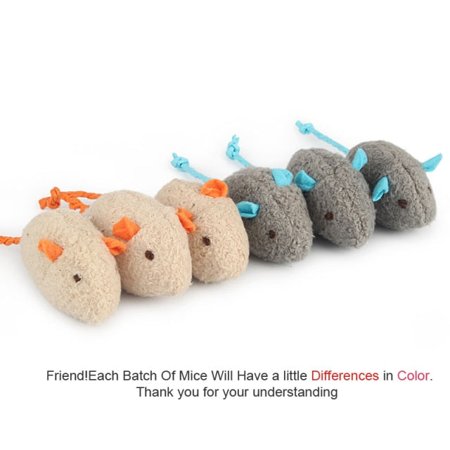 6pcs Catnip Mouse