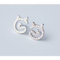 Sparkling Cat Earrings